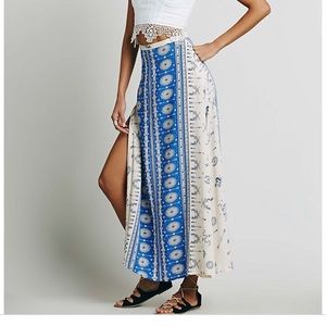 Free People high waisted maxi skirt